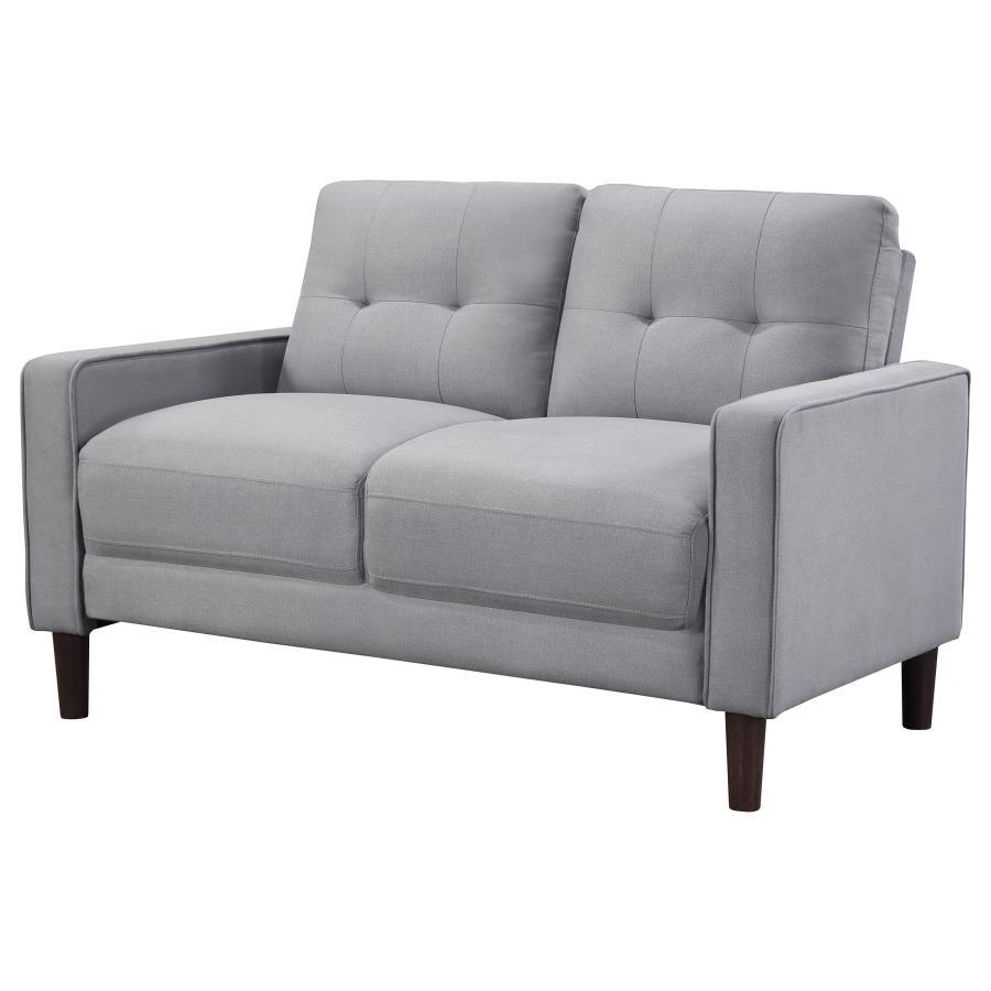 Coaster Fine Furniture Bowen - Upholstered Track Arm Tufted Loveseat | Meri Furniture