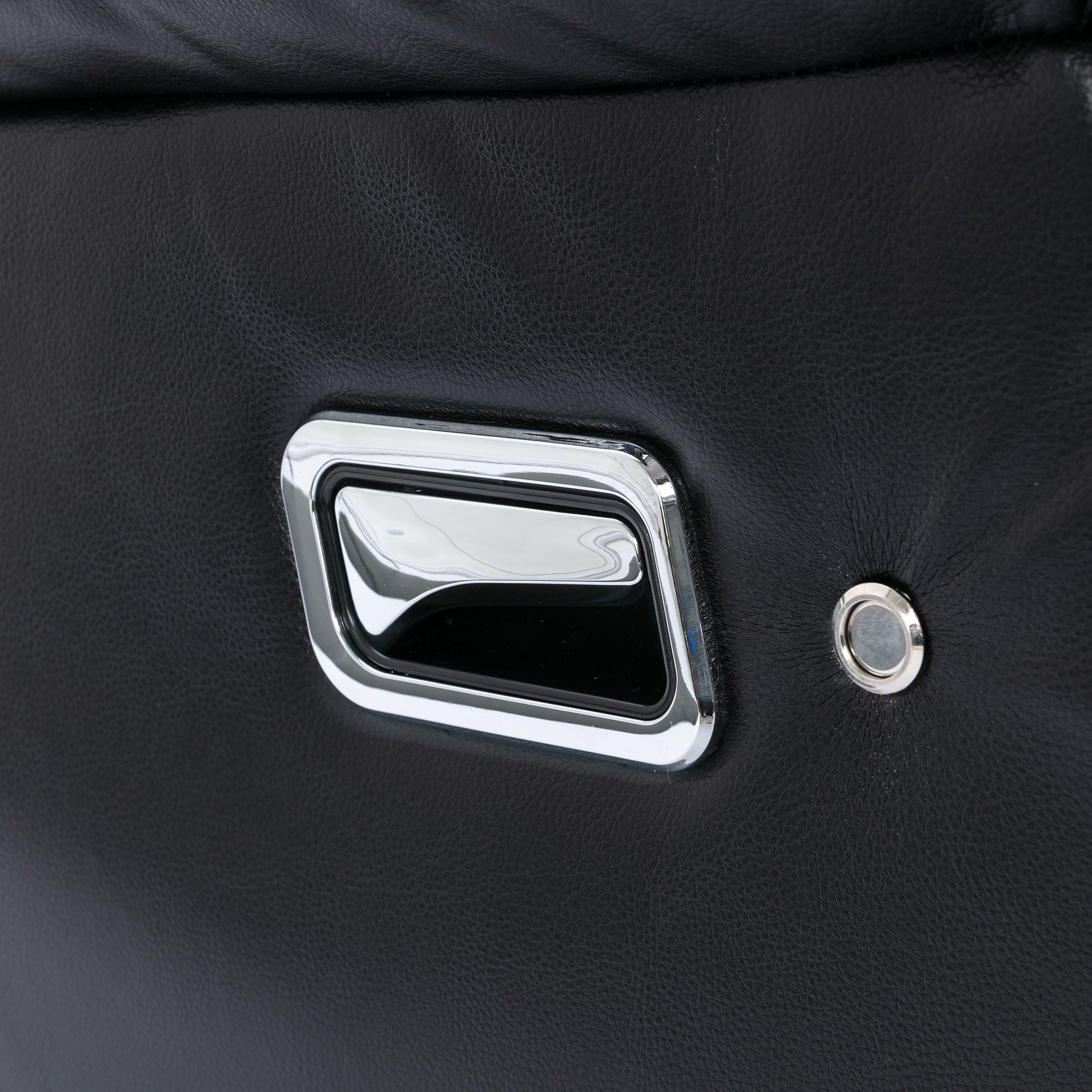 3 Seater Home Theater Recliner Manual Recliner Chair With A LED Light Strip Two Built-In Cup Holders For Living Room