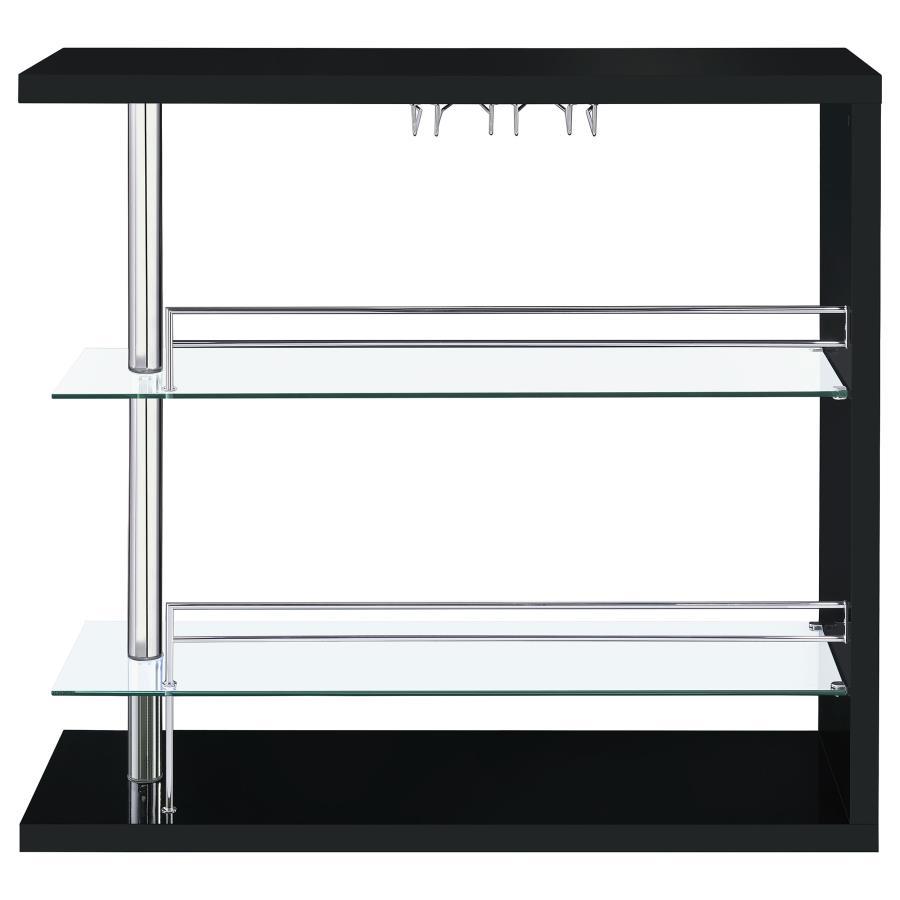 Coaster Fine Furniture Prescott - Rectangular 2-Shelf Bar Unit | Meri Furniture