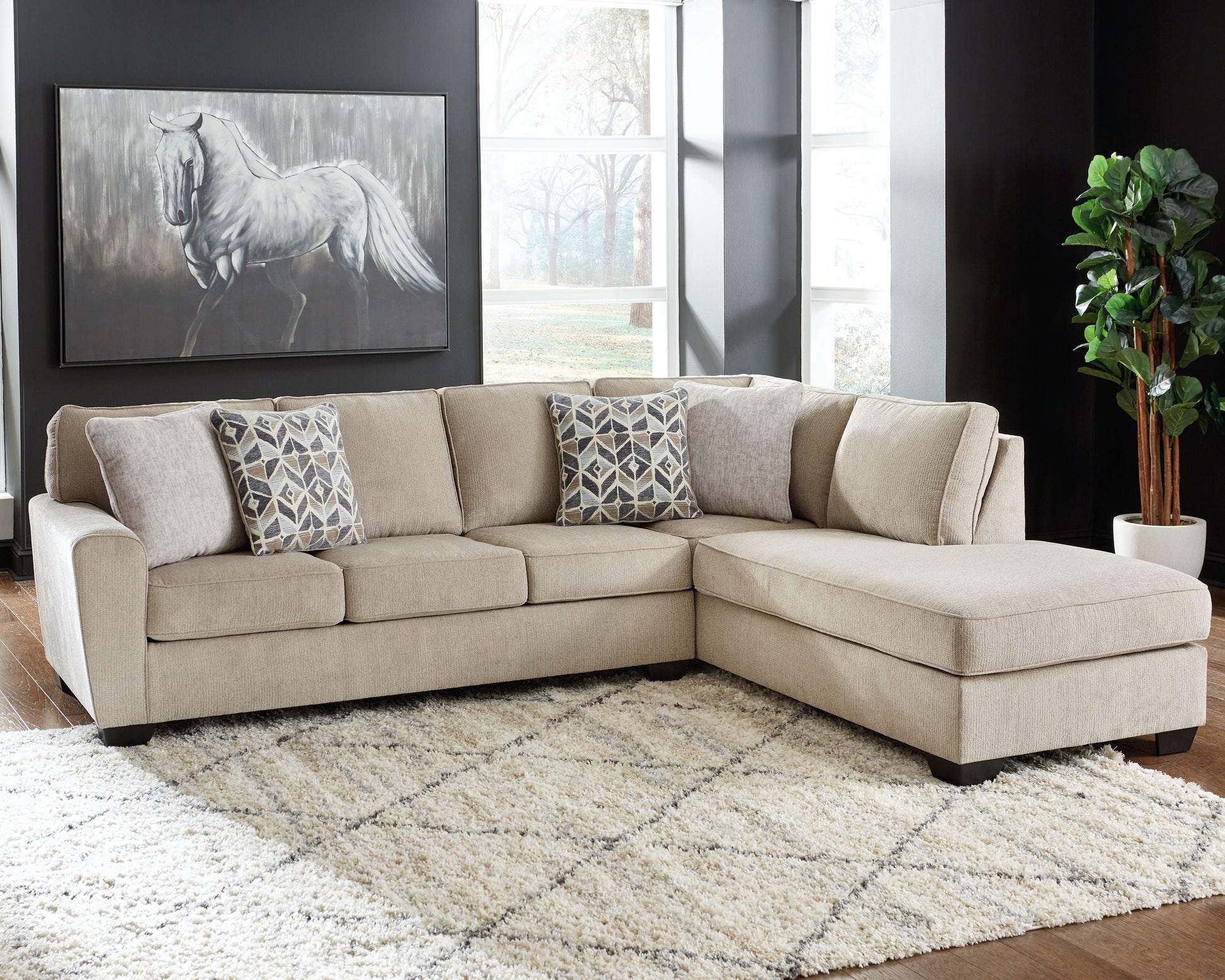 Signature Design by Ashley® Decelle - Sectional | Meri Furniture