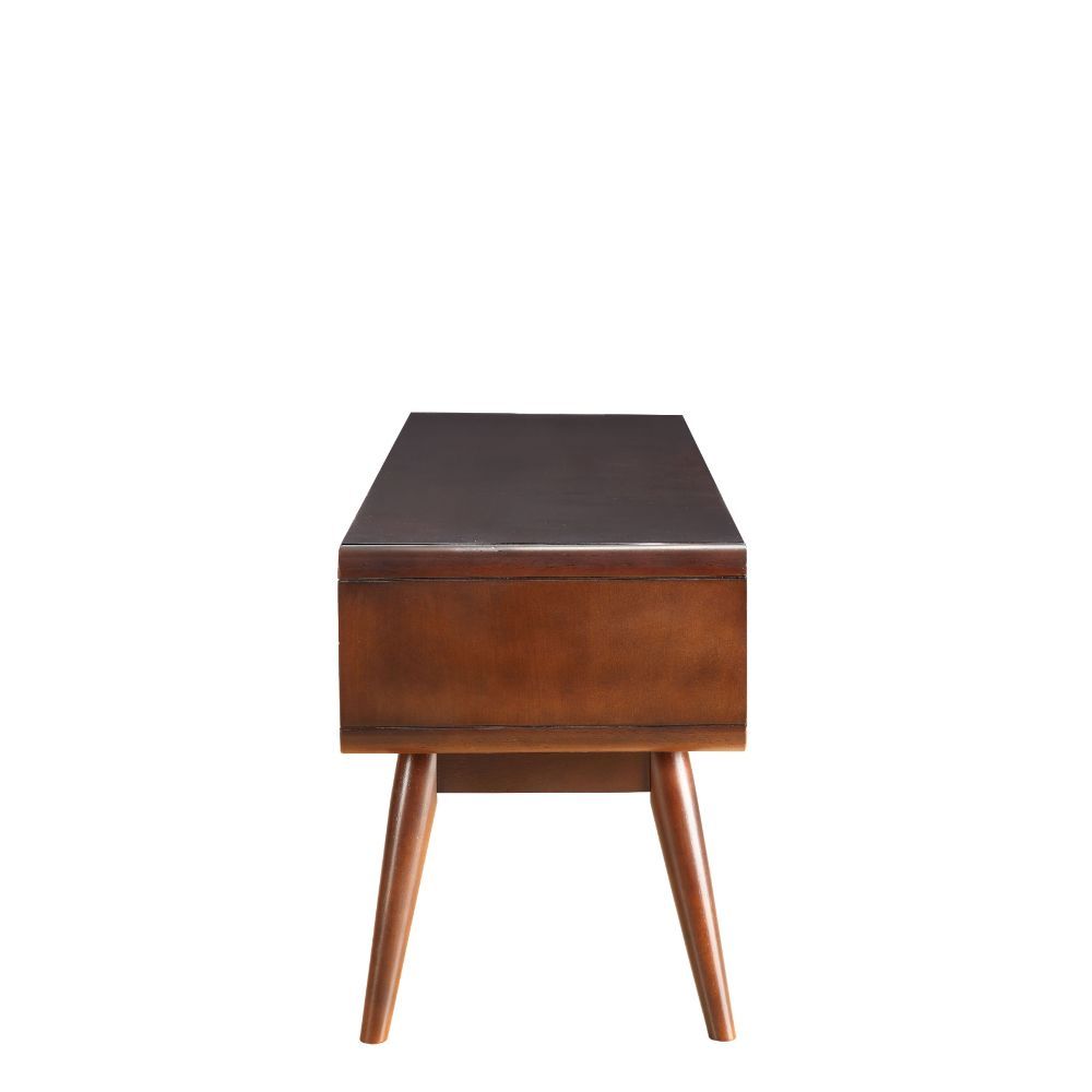 ACME Christa - TV Stand - Espresso & White | Meri Furniture