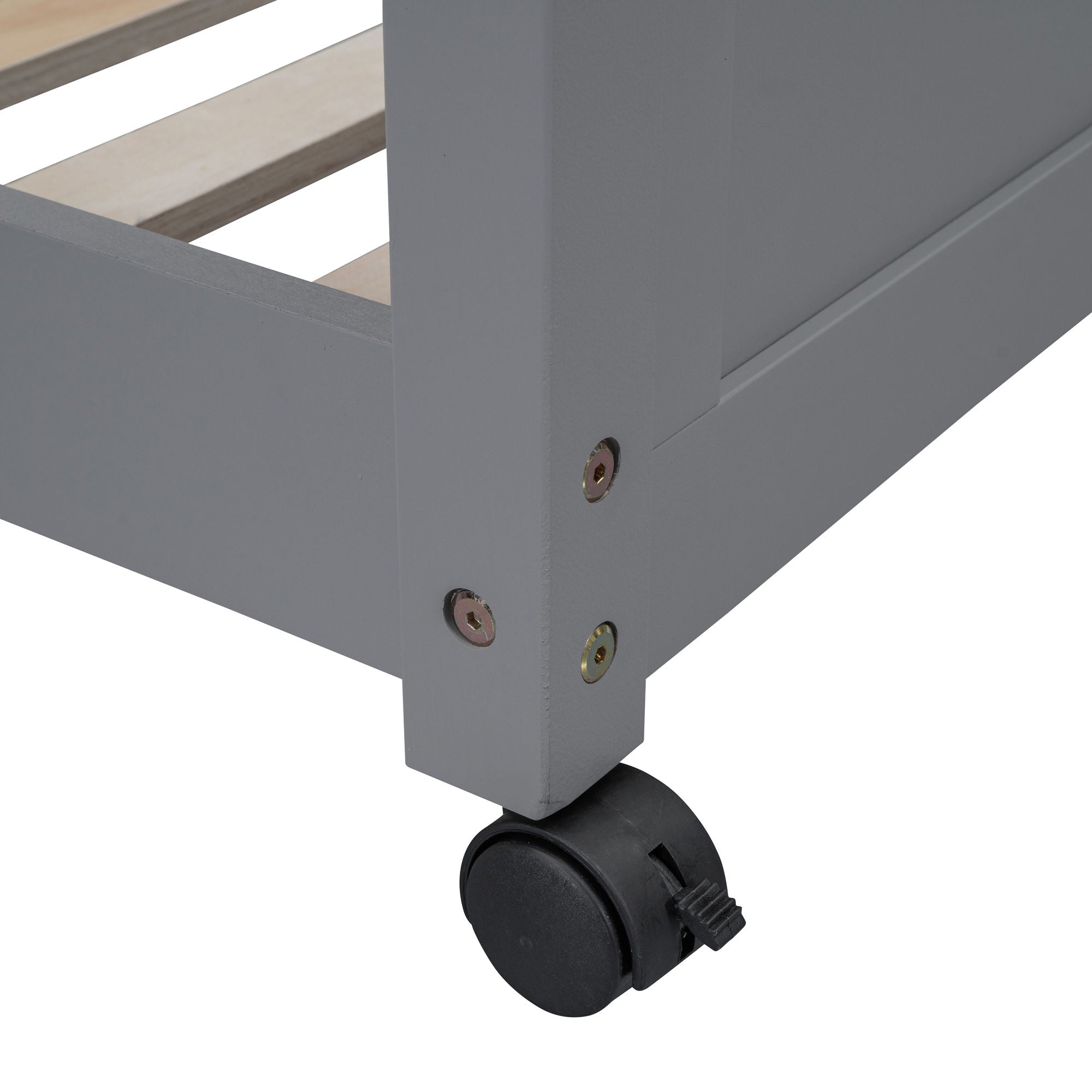 Full Over Full Bunk Bed With Desk