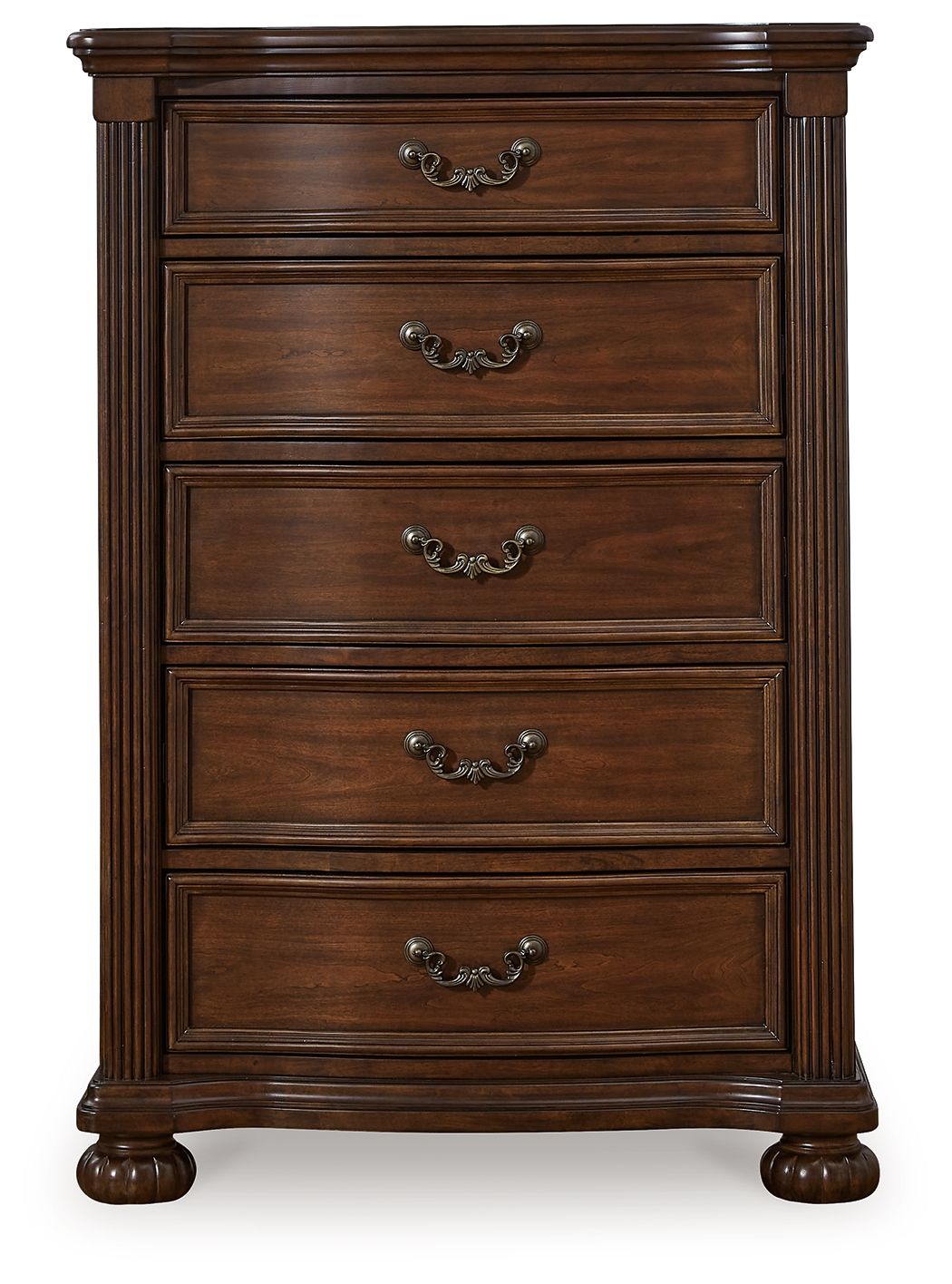Signature Design by Ashley® Lavinton - Brown - Five Drawer Chest | Meri Furniture
