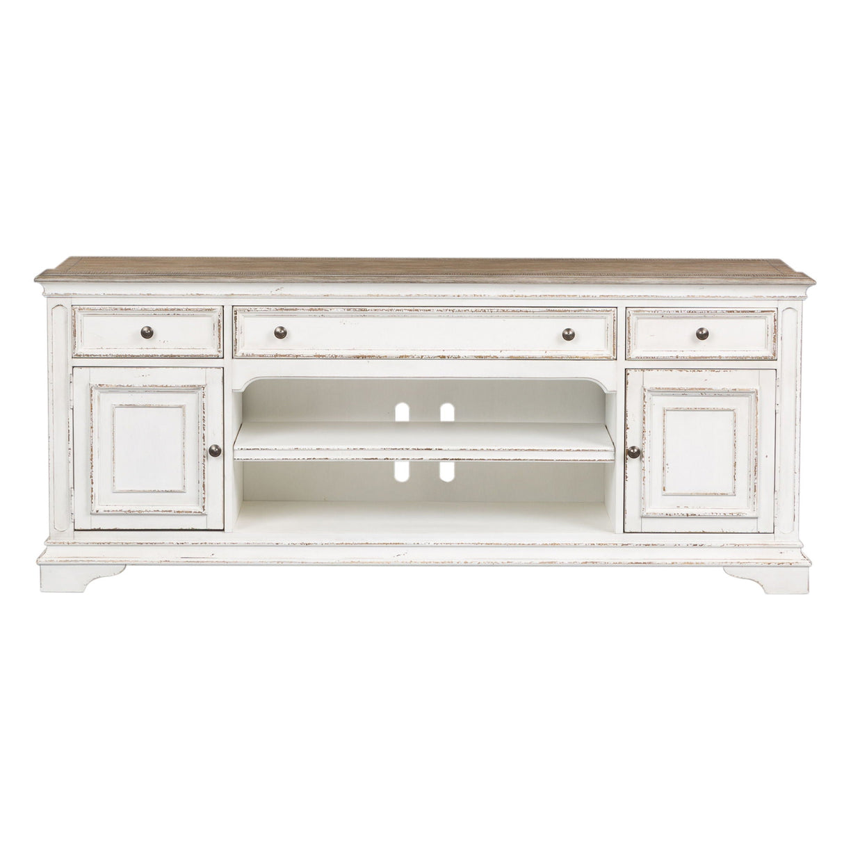 Magnolia Manor - Entertainment TV Stand - White