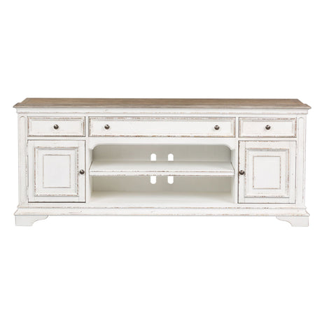 Magnolia Manor - Entertainment TV Stand - White