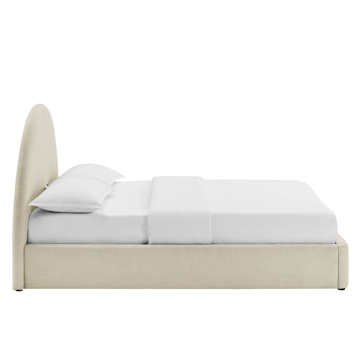 Resort Full Arched Upholstered Fabric Storage Platform Bed Frame by Modway