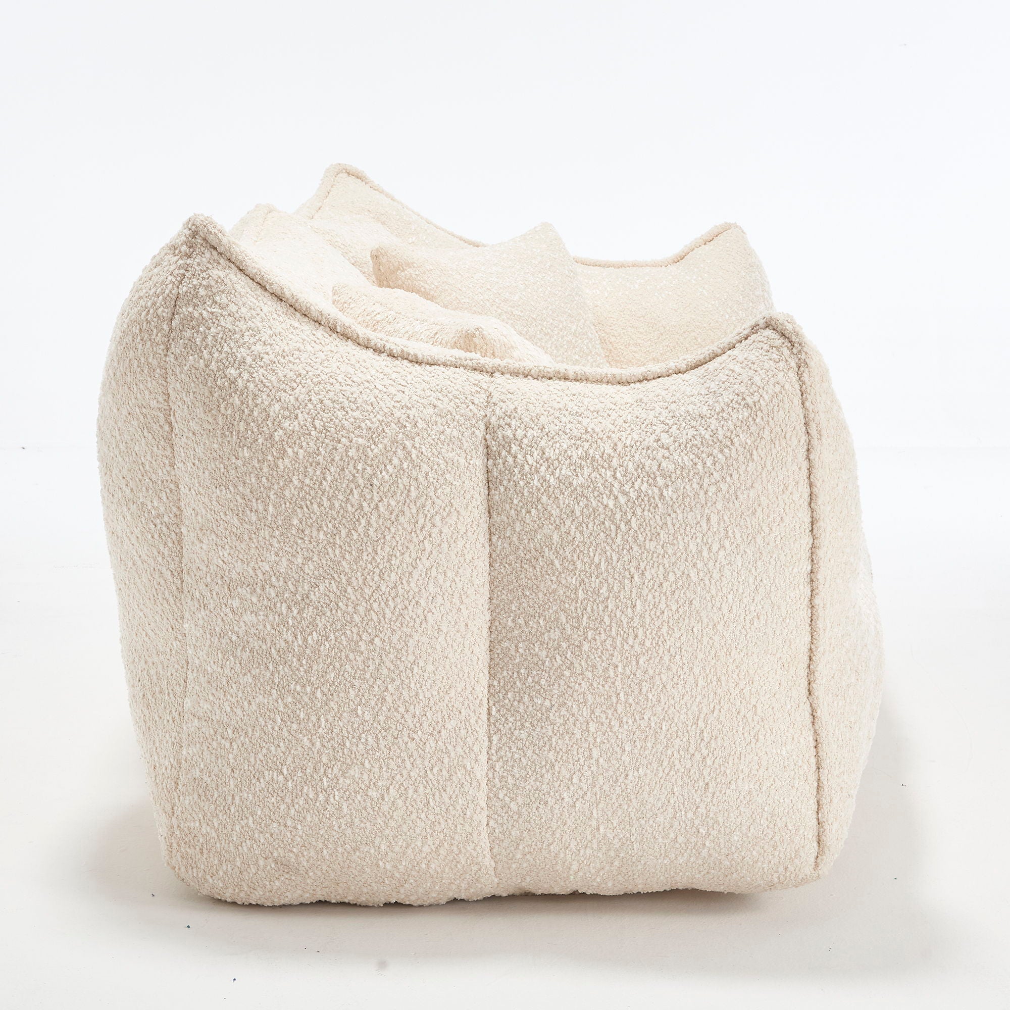 Comfortable Dual Beanbag Chair With High Resilience Foam Core For 2 People