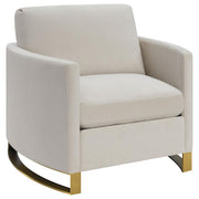 Coaster Fine Furniture Corliss - Upholstered Arched Arm Accent Chair - Beige | Meri Furniture