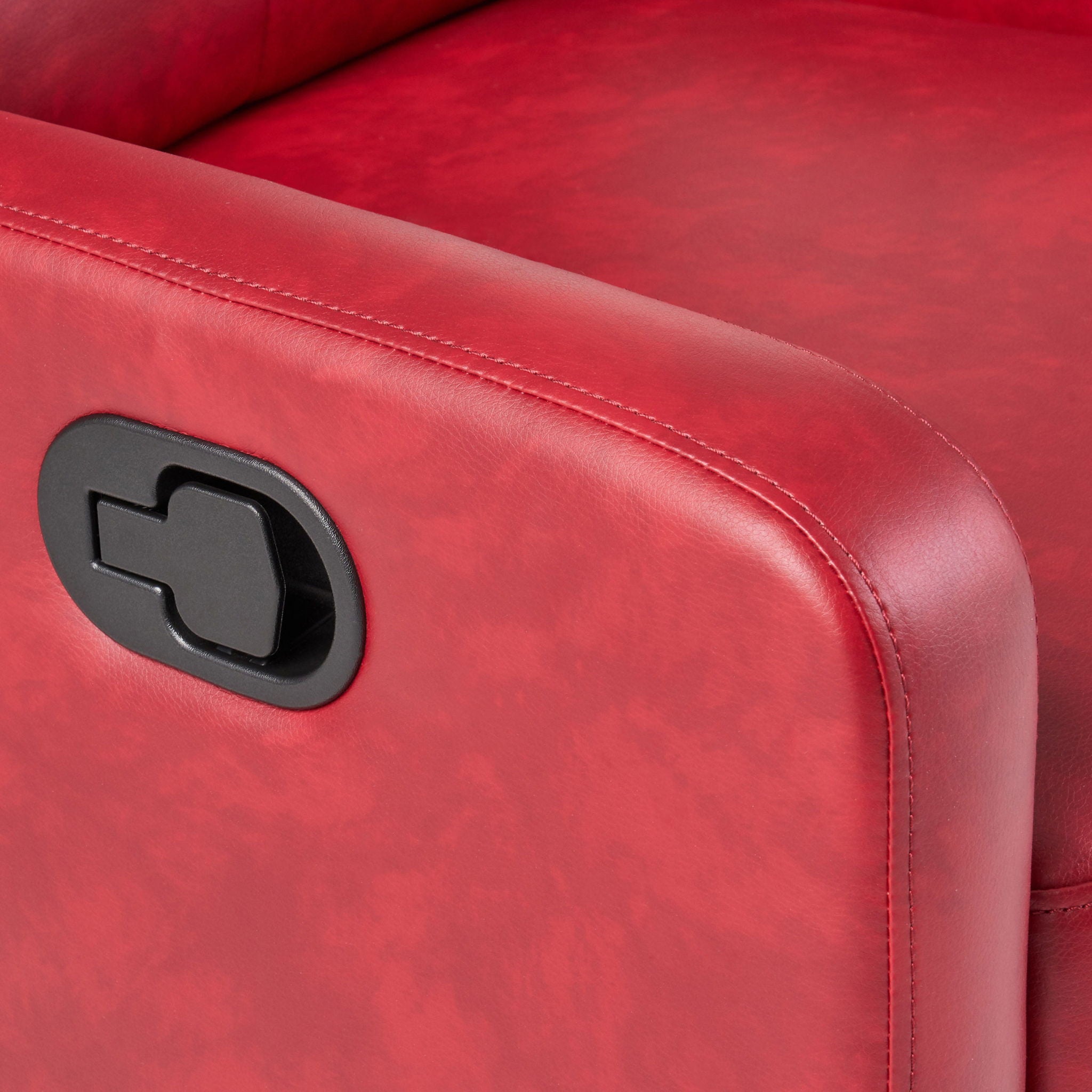 Contemporary Recliner Chair With Push Back Function