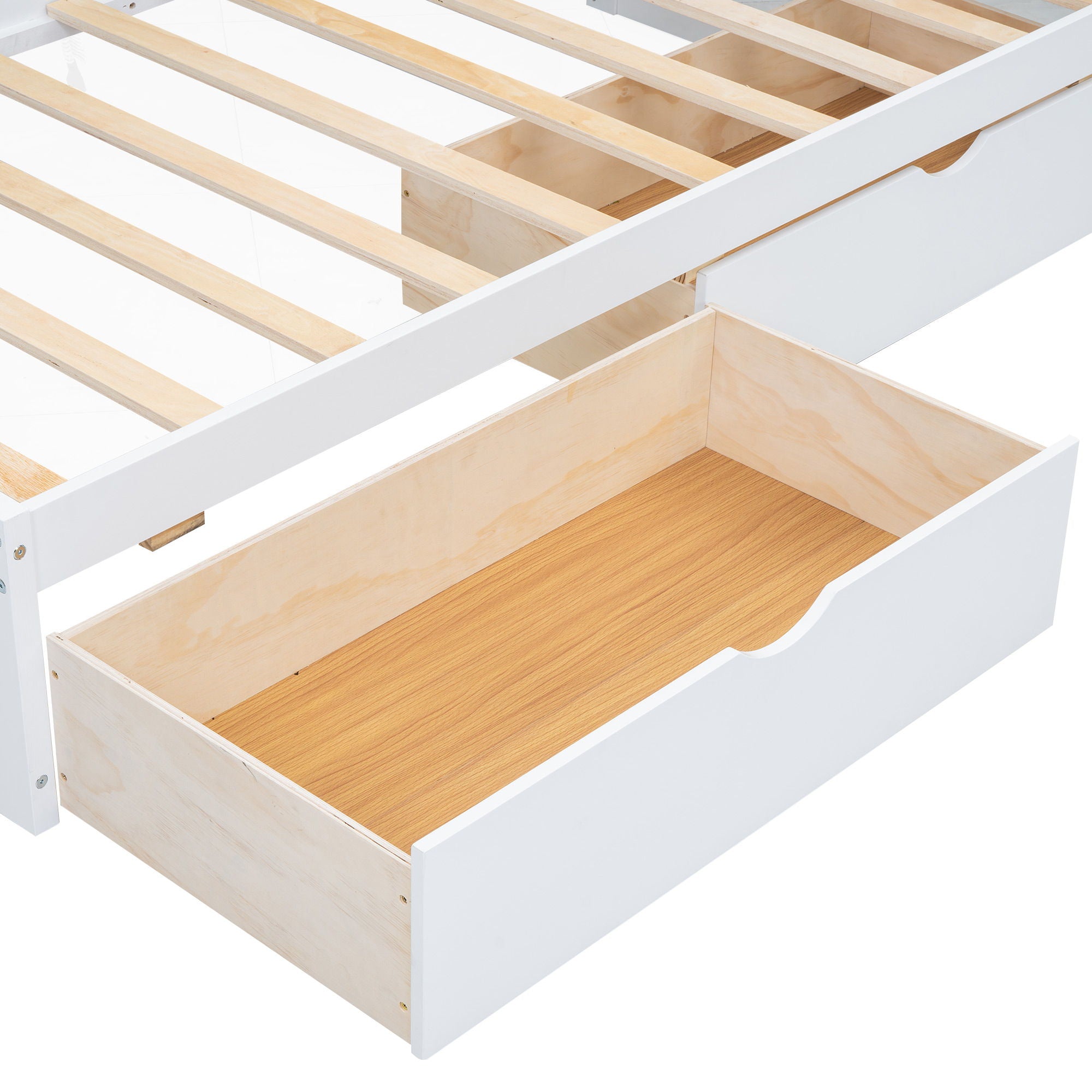 Daybed With 2 Storage Drawers, Storage Cabinets, USB Ports