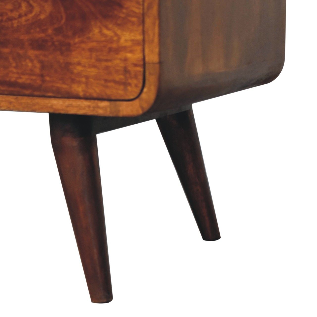 Trio Curved Media Unit - Antique Bronze