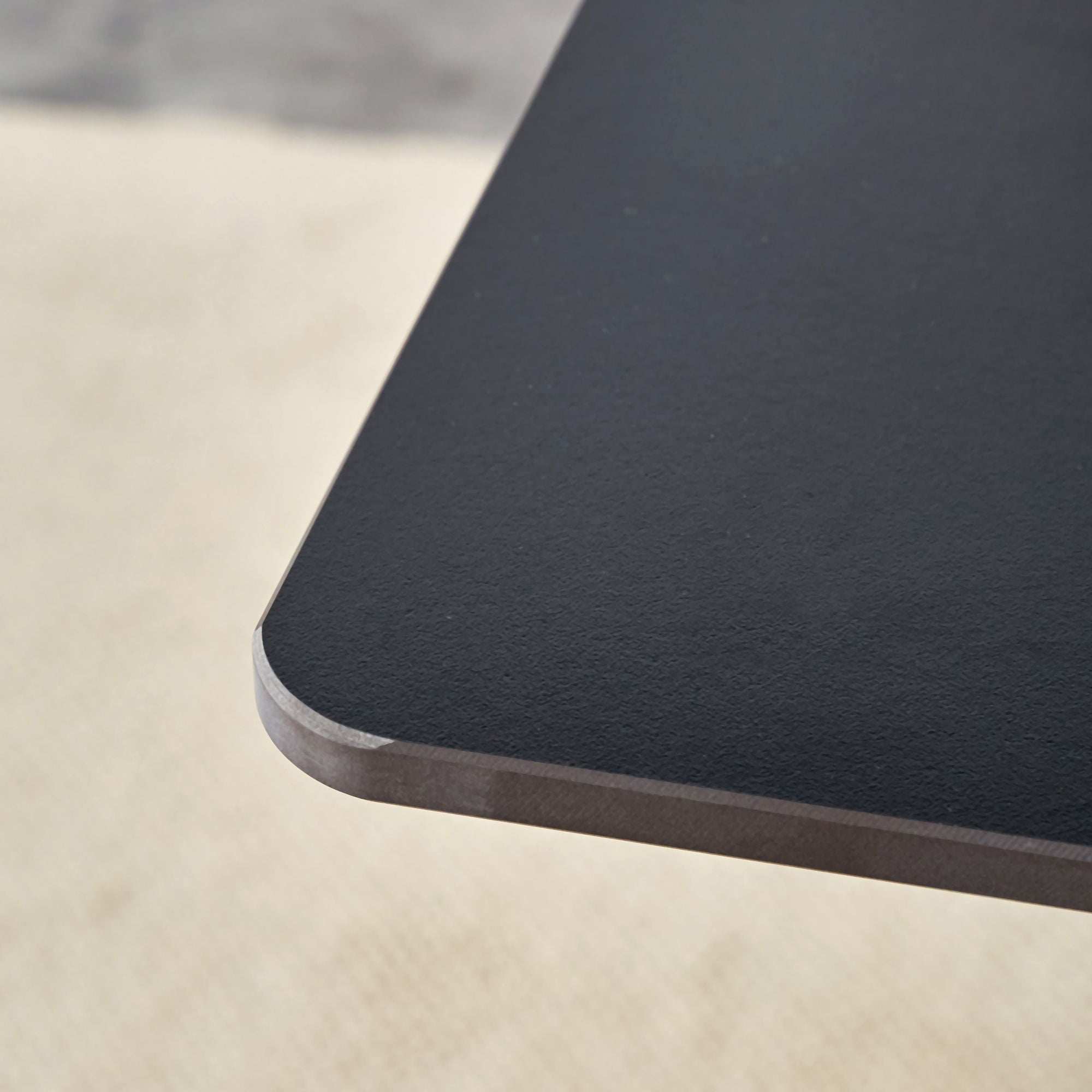 Marble Patterned Slab Dining Table With Steel Butterfly Legs