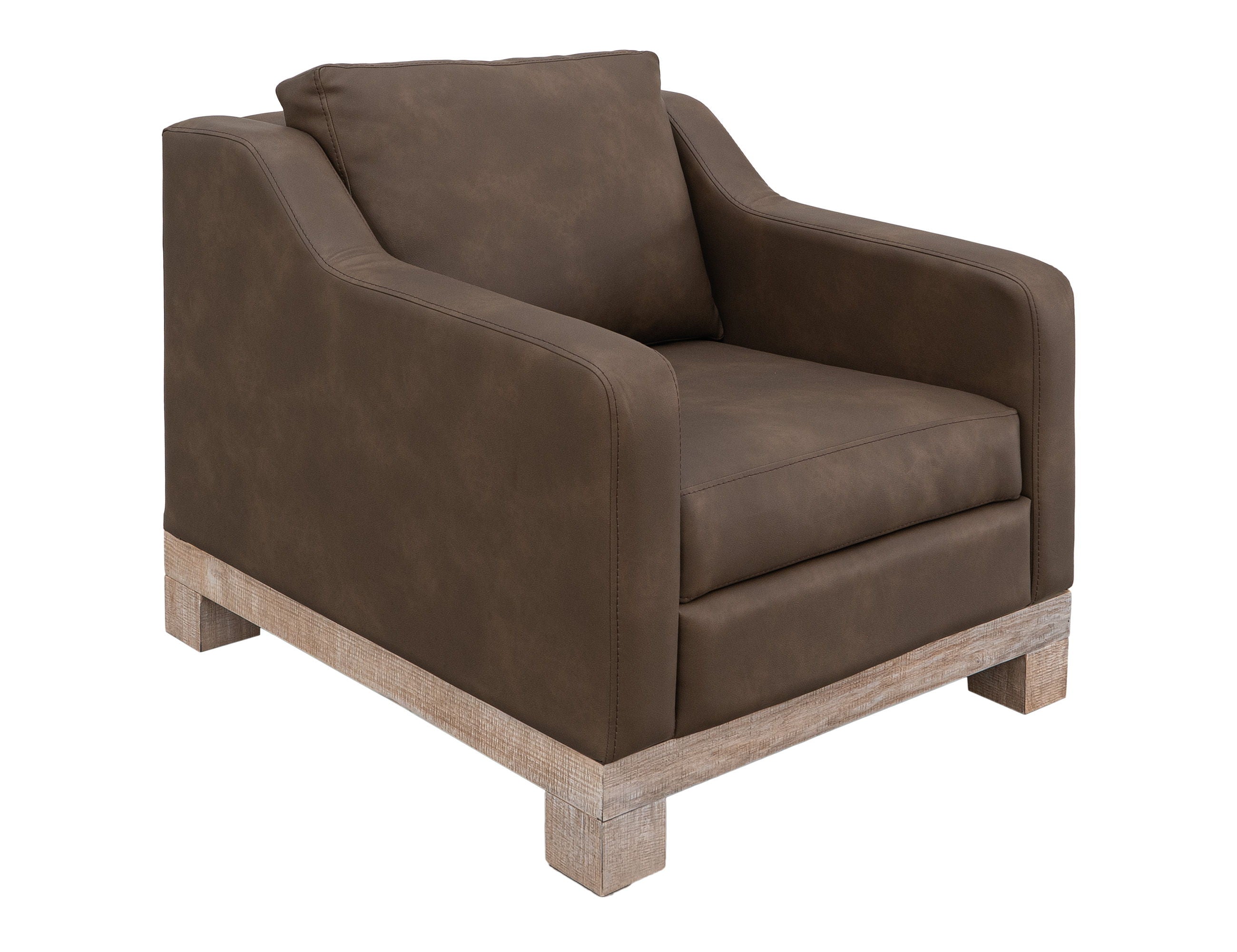 International Furniture Direct Samba - Armchair - Brown | Meri Furniture