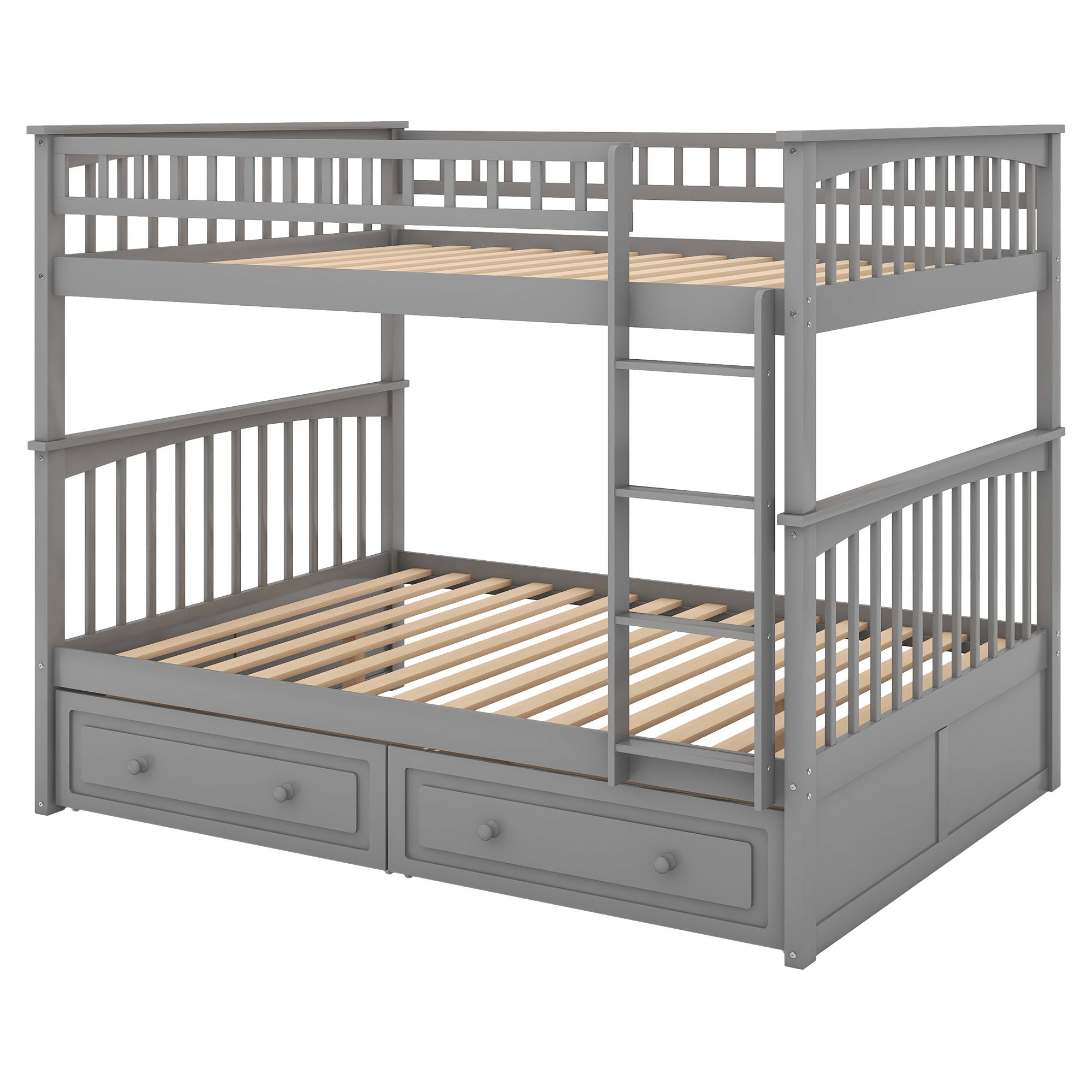 Bunk Bed With Drawers, Convertible Design
