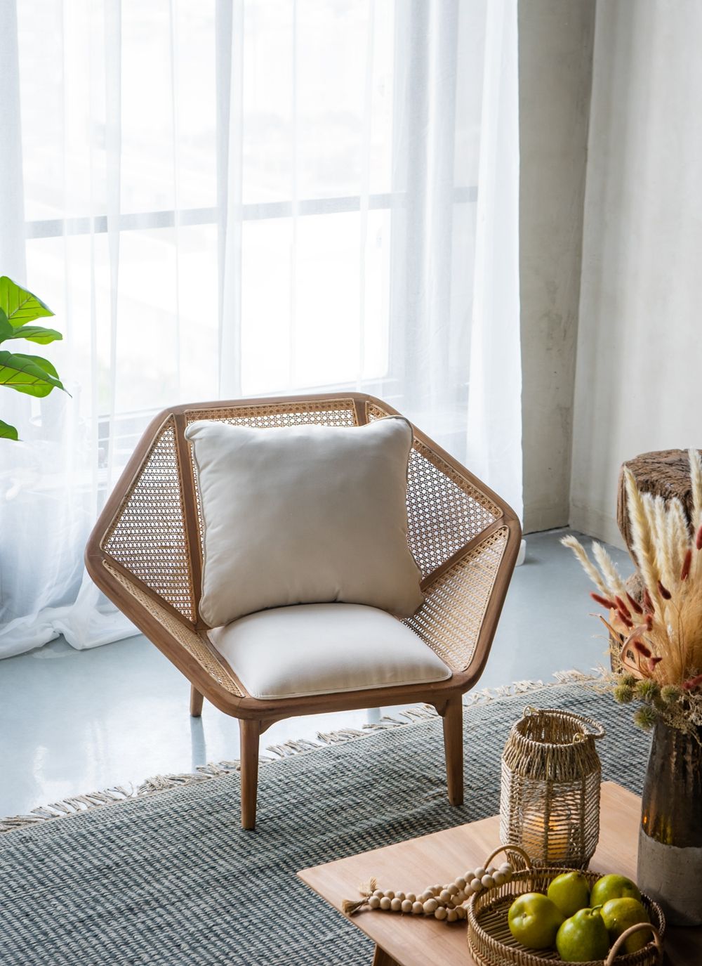 Tectona - Teak Leisure Chair - Natural Wood / Brown