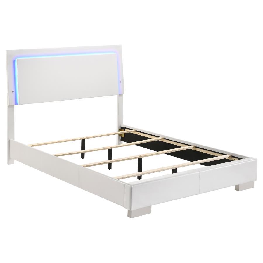 Coaster Fine Furniture Felicity - Bedroom Set With LED Mirror | Meri Furniture
