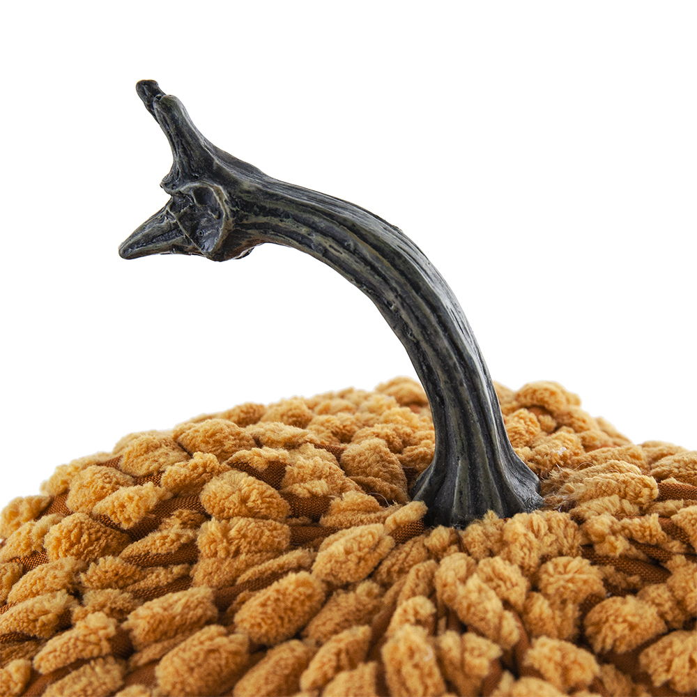 Chenille Weighted Pumpkin Ornament Decor For Holiday Harvest Festival Fall Festival & Thanksgiving