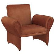 Coaster Fine Furniture Liana - Upholstered Roll Arm Accent Armchair - Rust | Meri Furniture
