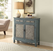ACME Winchell - Accent Table - Antique Blue - 35" | Meri Furniture