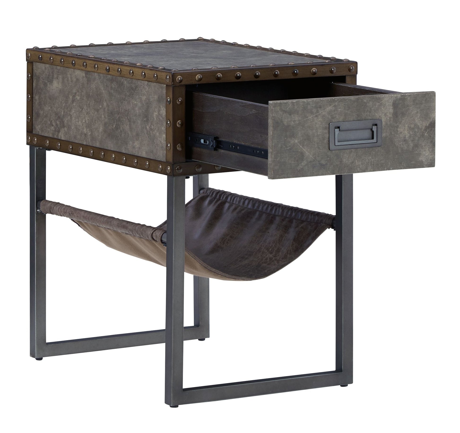 Signature Design by Ashley® Derrylin - Brown - Chair Side End Table | Meri Furniture