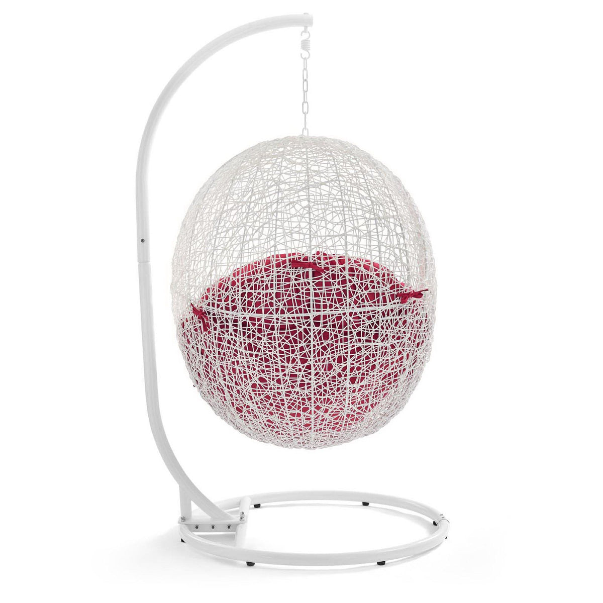 Hide Outdoor Patio Swing Chair With Stand by Modway