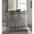 ACME Brancaster - Bar Table - Marble & Aluminum | Meri Furniture
