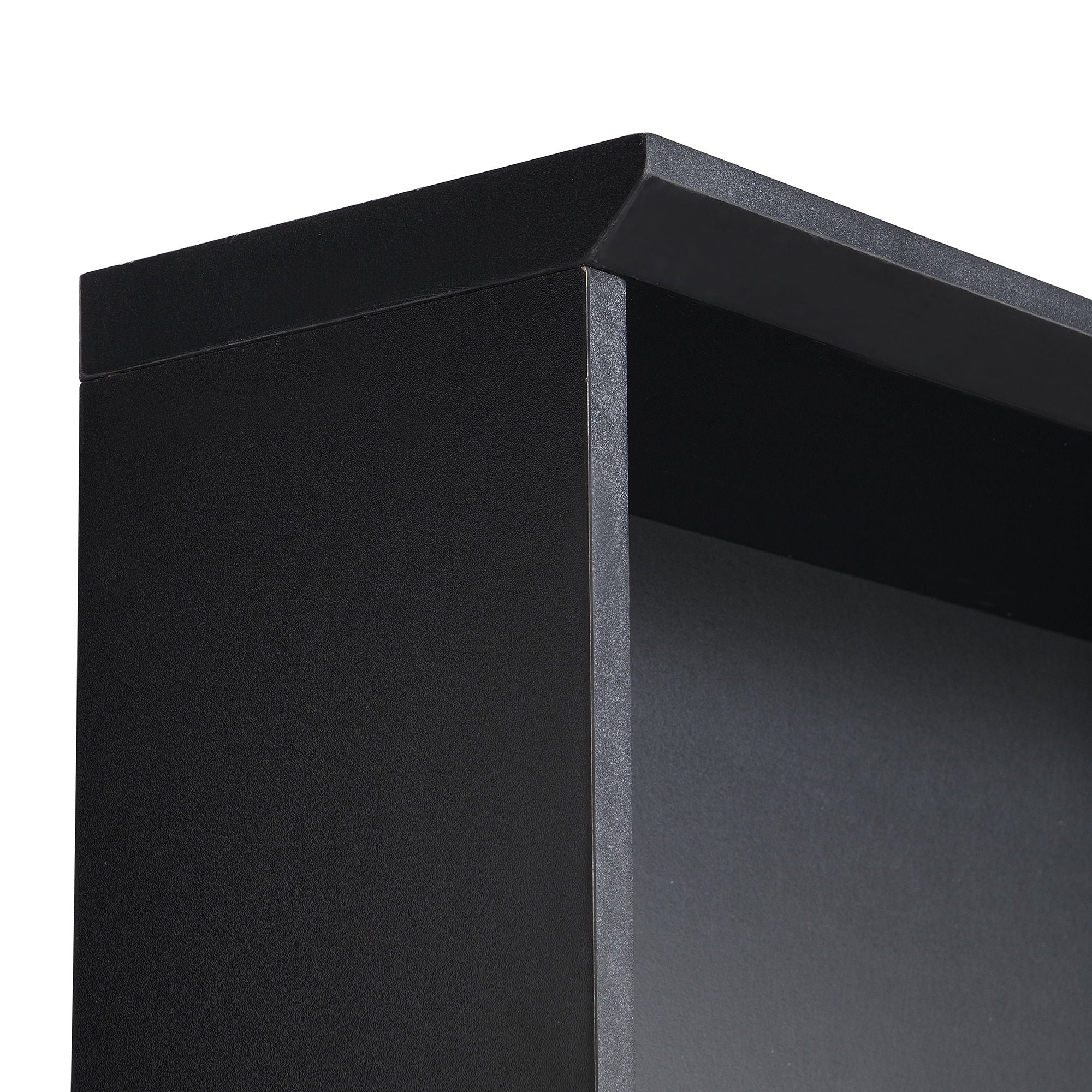 Minimalist Shoe Cabinet With Cube Storage & Shelves