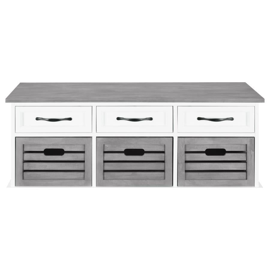 Coaster Fine Furniture Alma - 3-Drawer Storage Bench | Meri Furniture