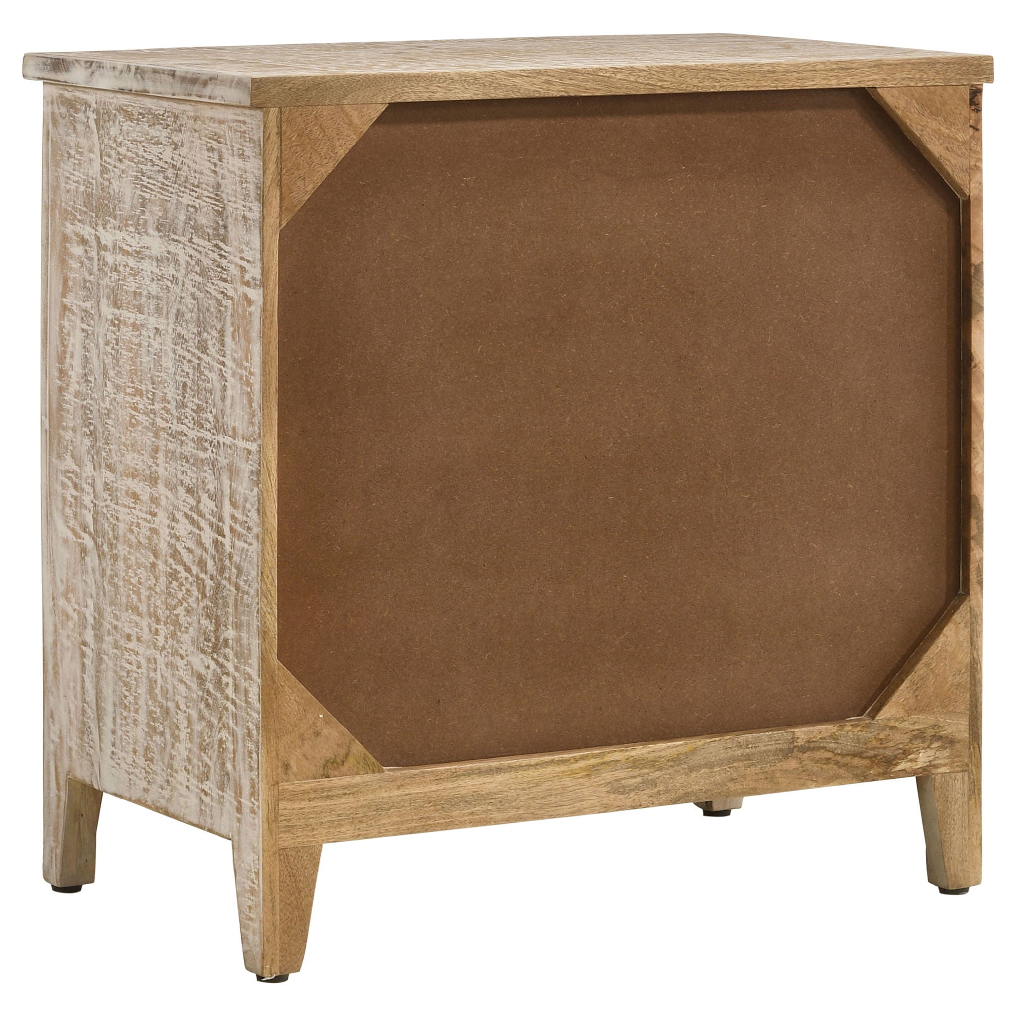 Kenzie - 3 Drawer Mandala Cabinet - White