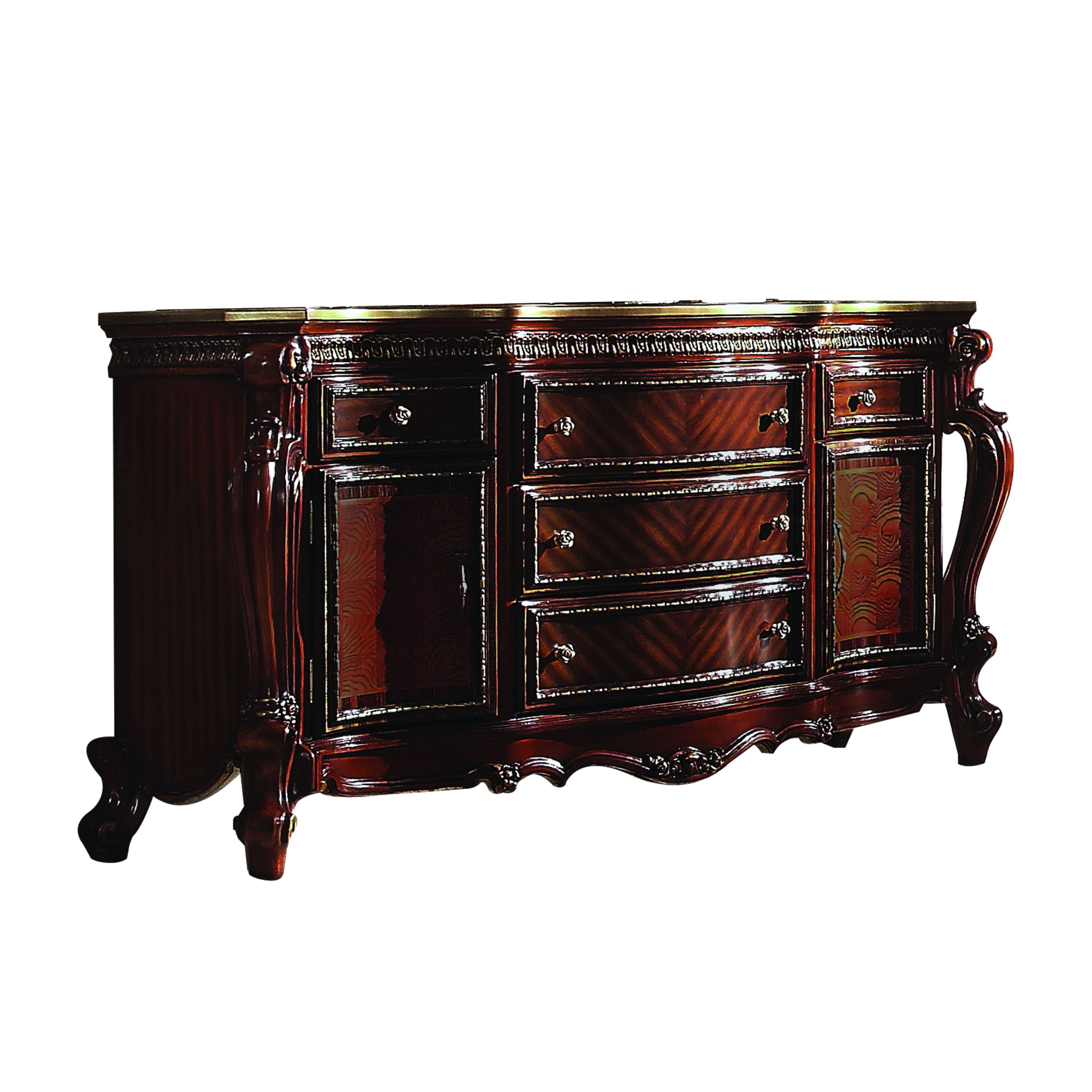 ACME 5 Drw & 2 Doors • Drawer: GLIDE Side Metal (3 Ball Bearing, Full Ext.). | Meri Furniture