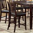Furniture of America Edgewood - Counter Height Chair (Set of 2) - Espresso | Meri Furniture