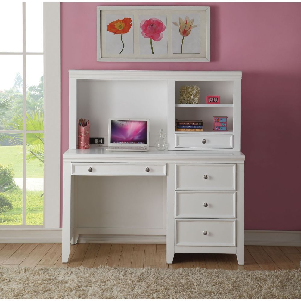 ACME Lacey - Desk - White | Meri Furniture
