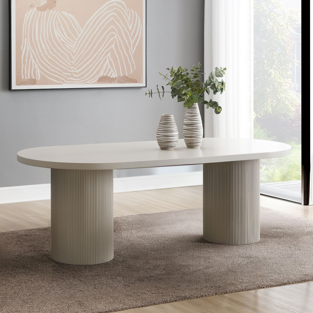ACME Laela - Dining Table - White Finish | Meri Furniture