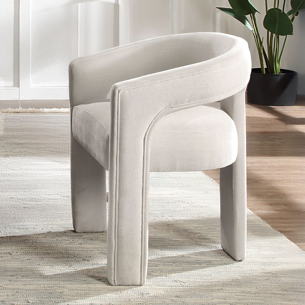 ACME Gamarya - Side Chair (Set of 2) - White Chenille | Meri Furniture