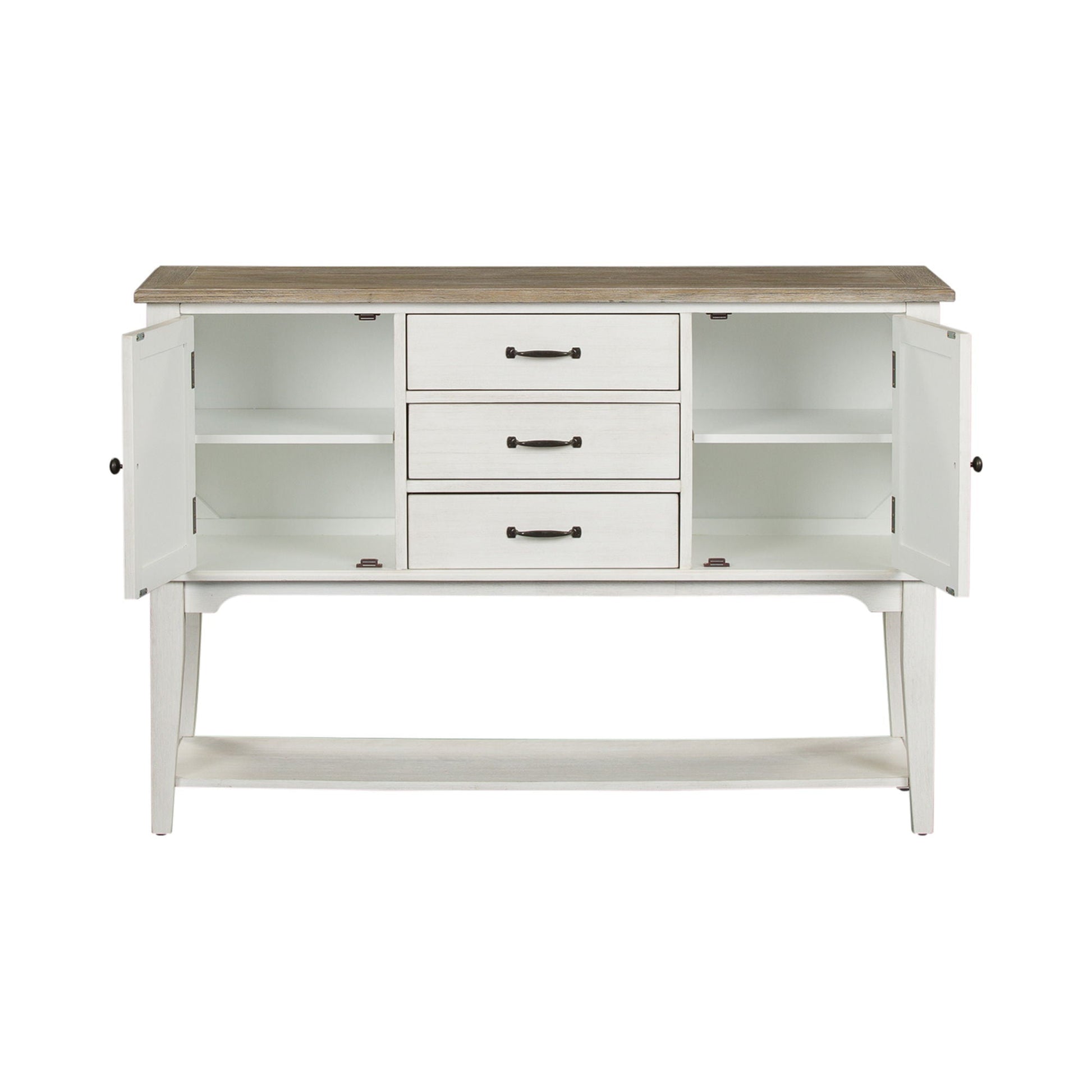 Liberty Furniture Summerville - Server - White | Meri Furniture