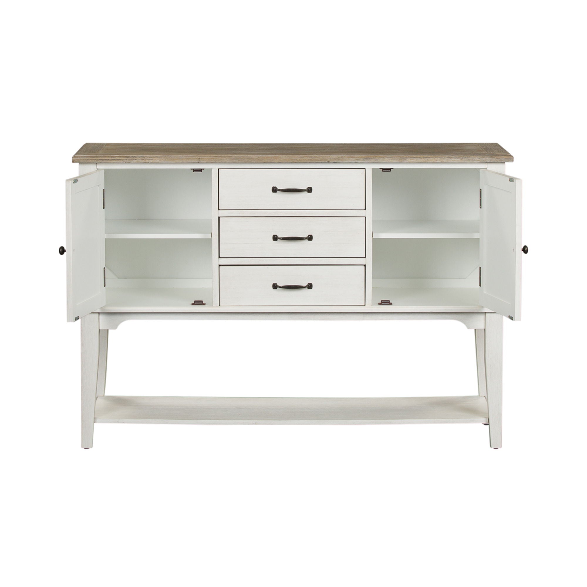 Liberty Furniture Summerville - Server - White | Meri Furniture