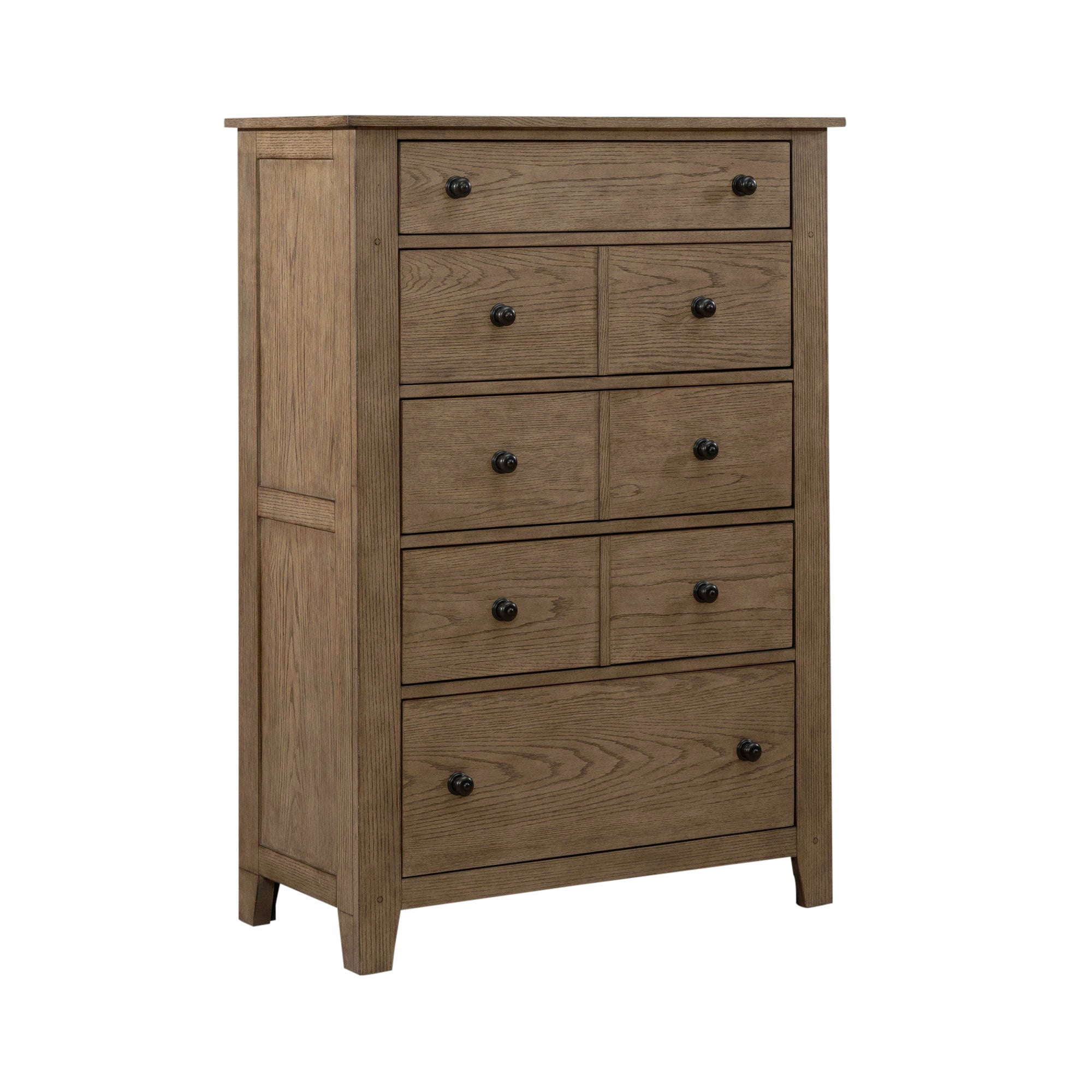 Liberty Furniture Grandpas Cabin - 5 Drawers Chest - Light Brown | Meri Furniture