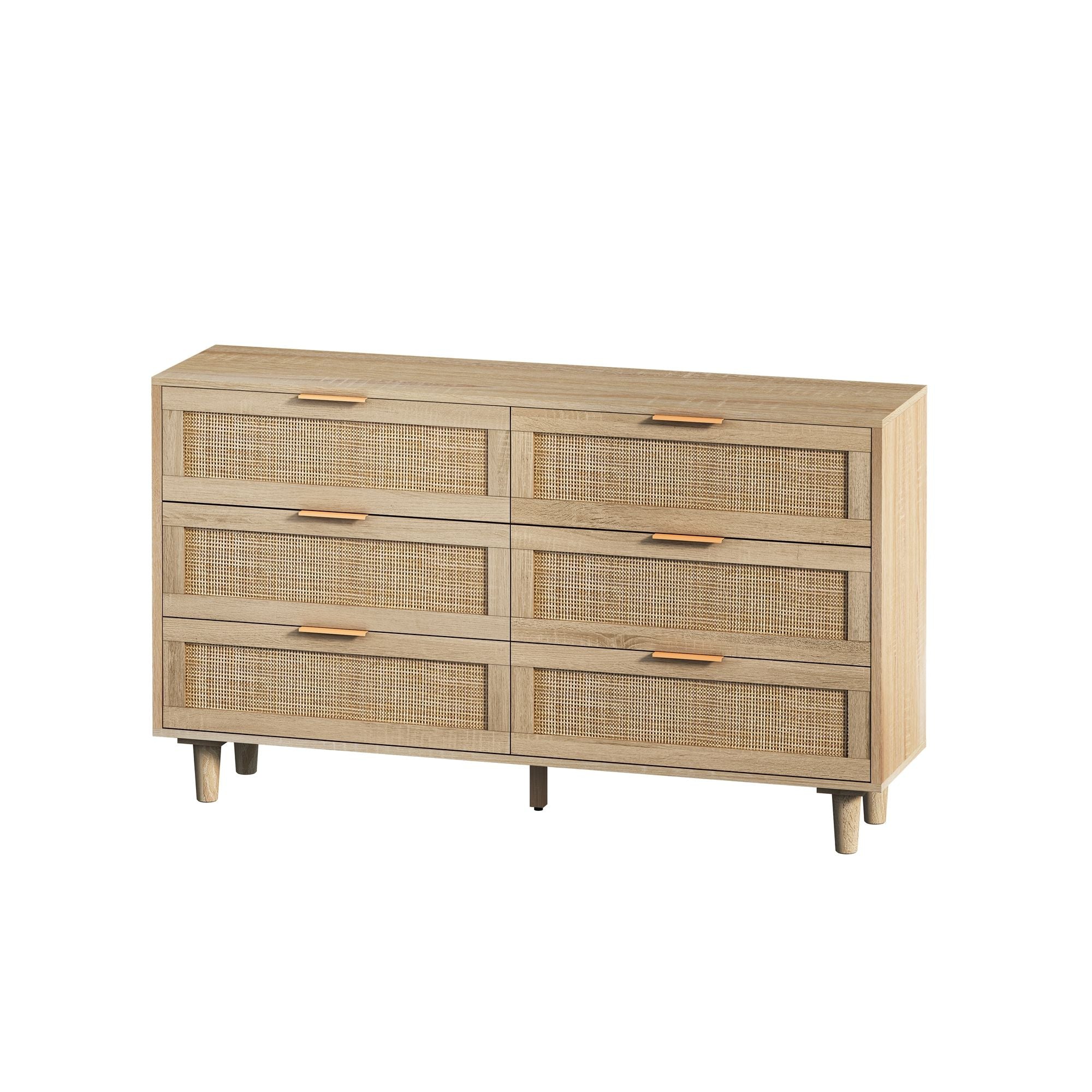 6 Drawer Storage Modern Cabinet For Bedroom