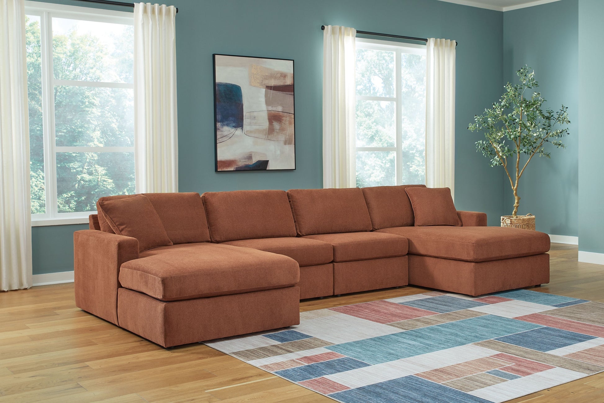Signature Design by Ashley® Modmax - Spice - Sectional | Meri Furniture