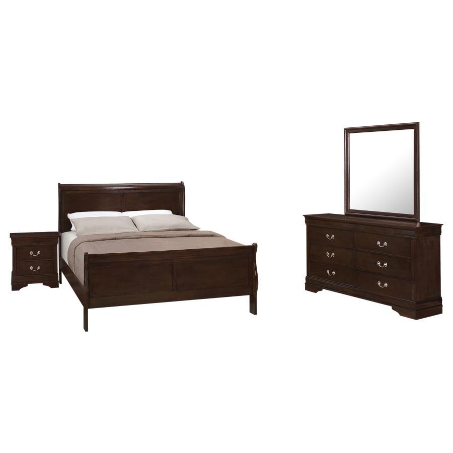 Coaster Fine Furniture Louis Philippe - Traditional Bedroom Set | Meri Furniture