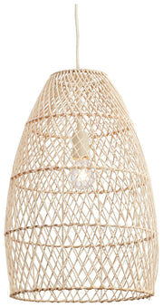Signature Design by Ashley® Calett - Beige - Rattan Pendant Light | Meri Furniture