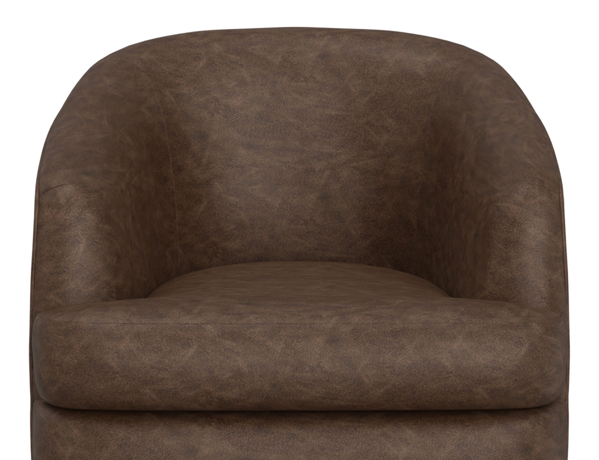 Tumbi - 360 Degree Swivel Accent Chair - Chocolate Brown
