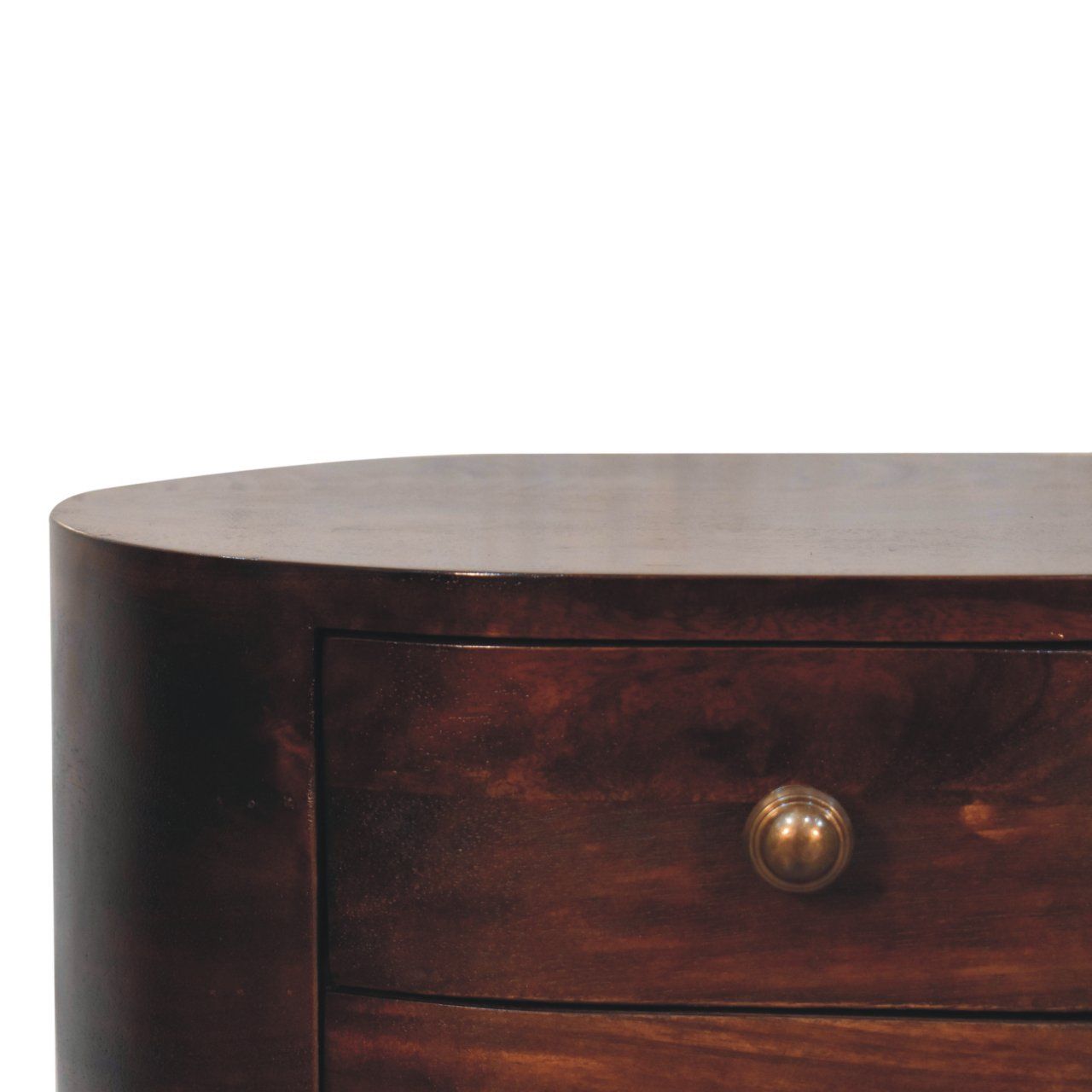 Rounded Bedside Table