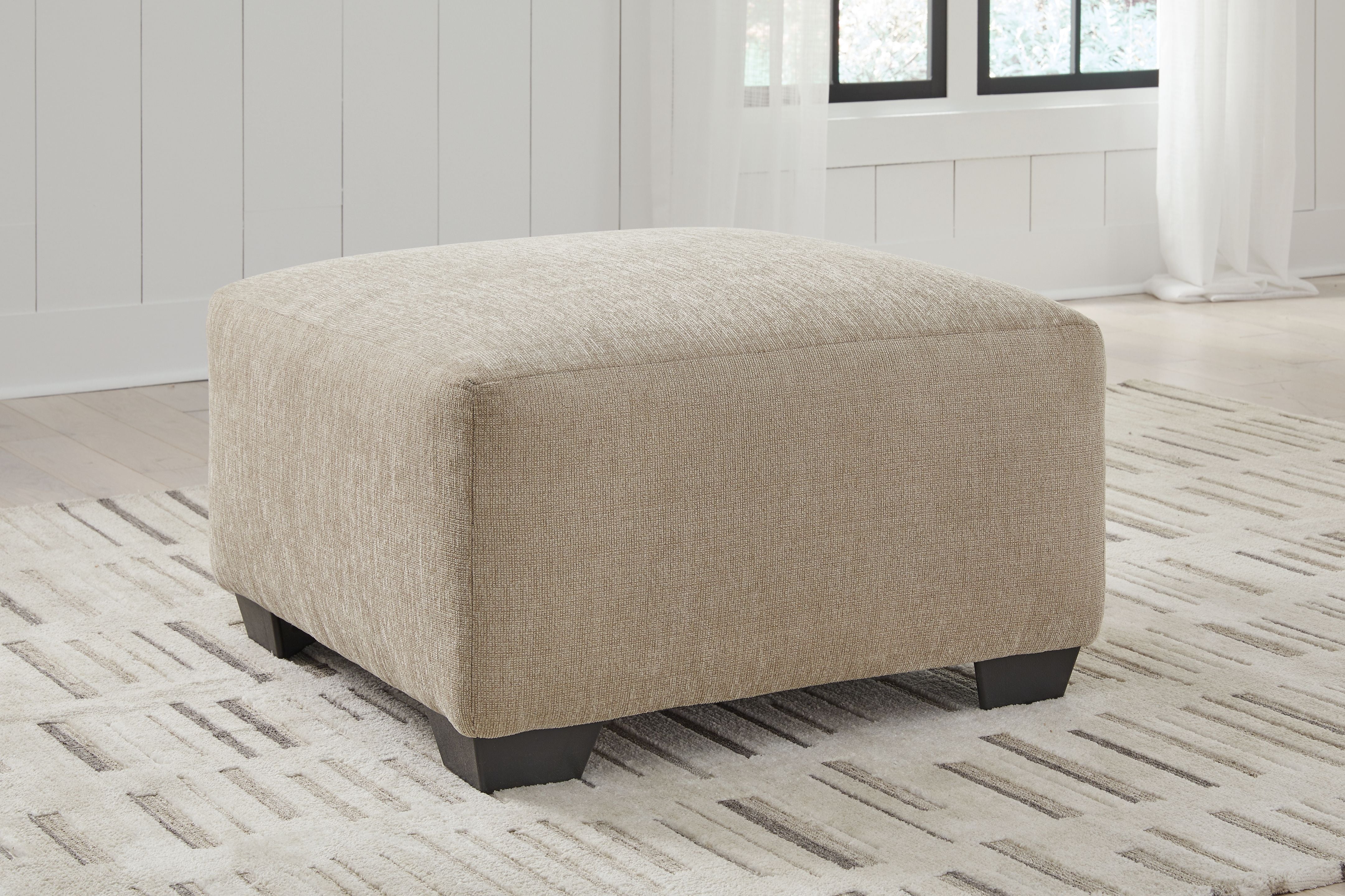 Signature Design by Ashley® Brogan Bay - Cork - Oversized Accent Ottoman | Meri Furniture