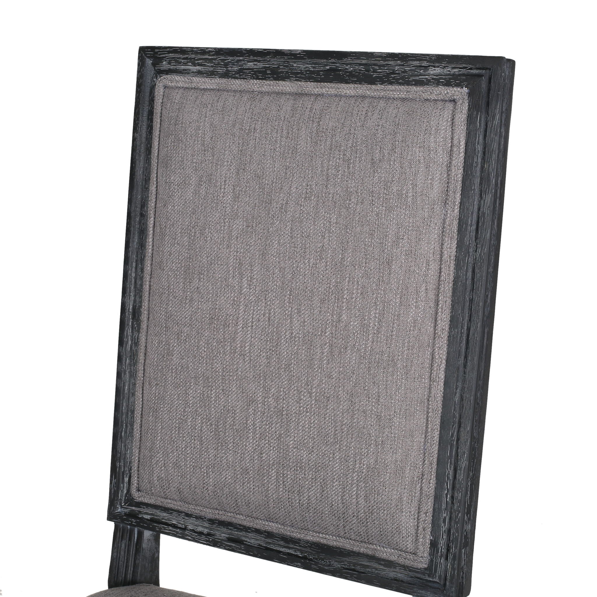 French Country Style Dining Chair With Upholstered Seating And Fluted Legs