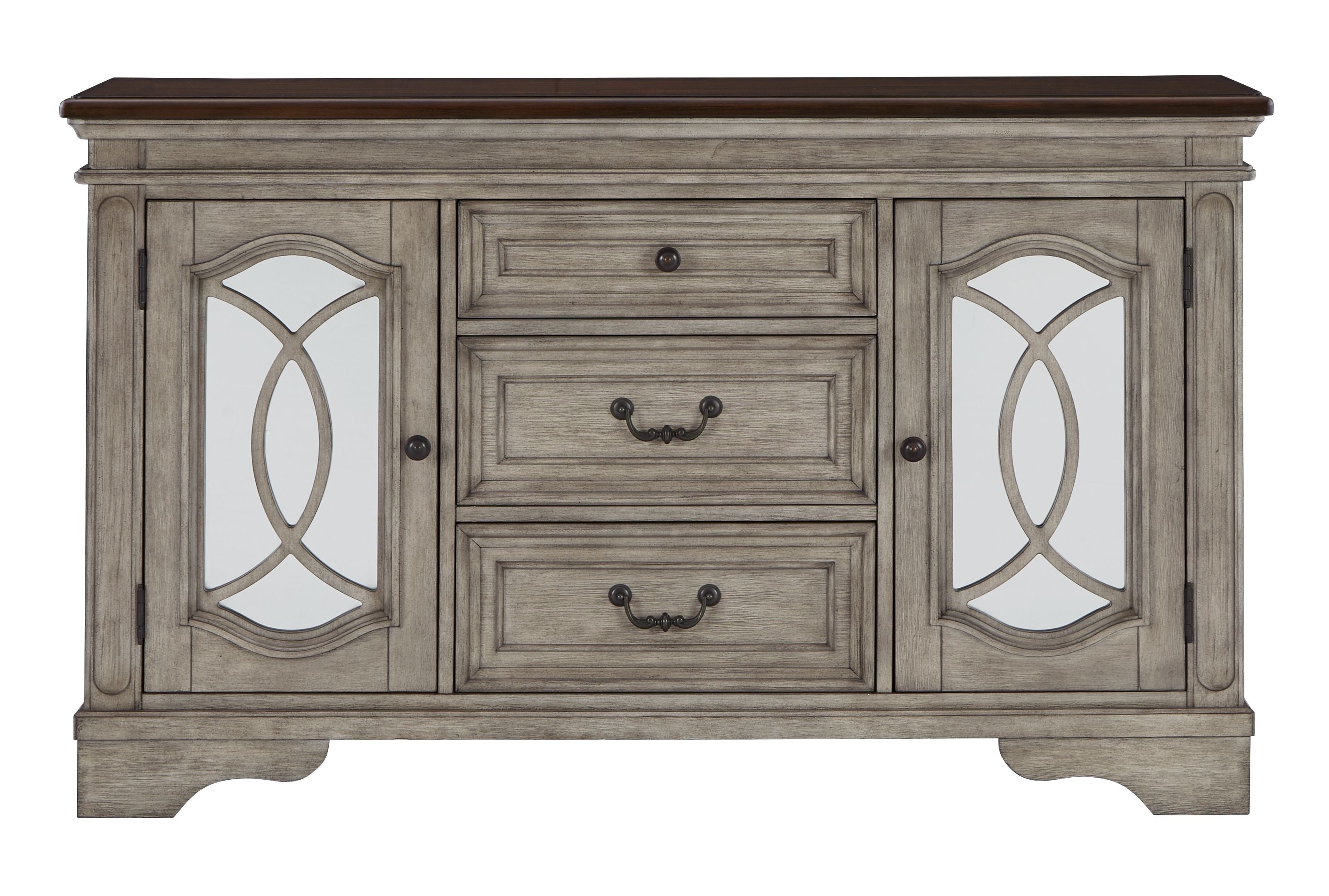 Signature Design by Ashley® Lodenbay - Antique Gray - Dining Room Server | Meri Furniture