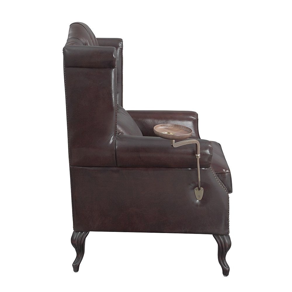 ACME Pino - Accent Chair - Vintage Brown | Meri Furniture