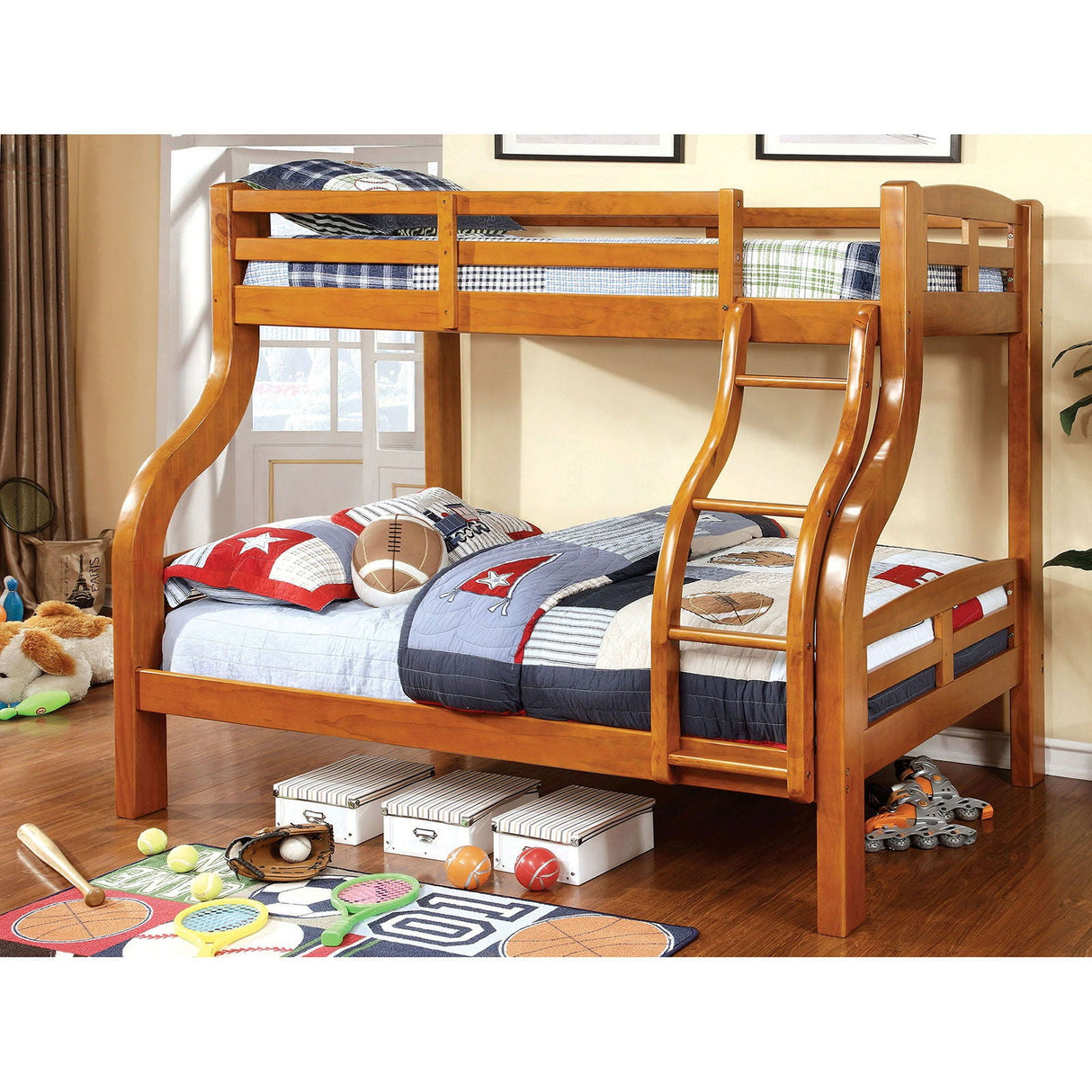 Furniture of America Solpine - Bunk Bed | Meri Furniture
