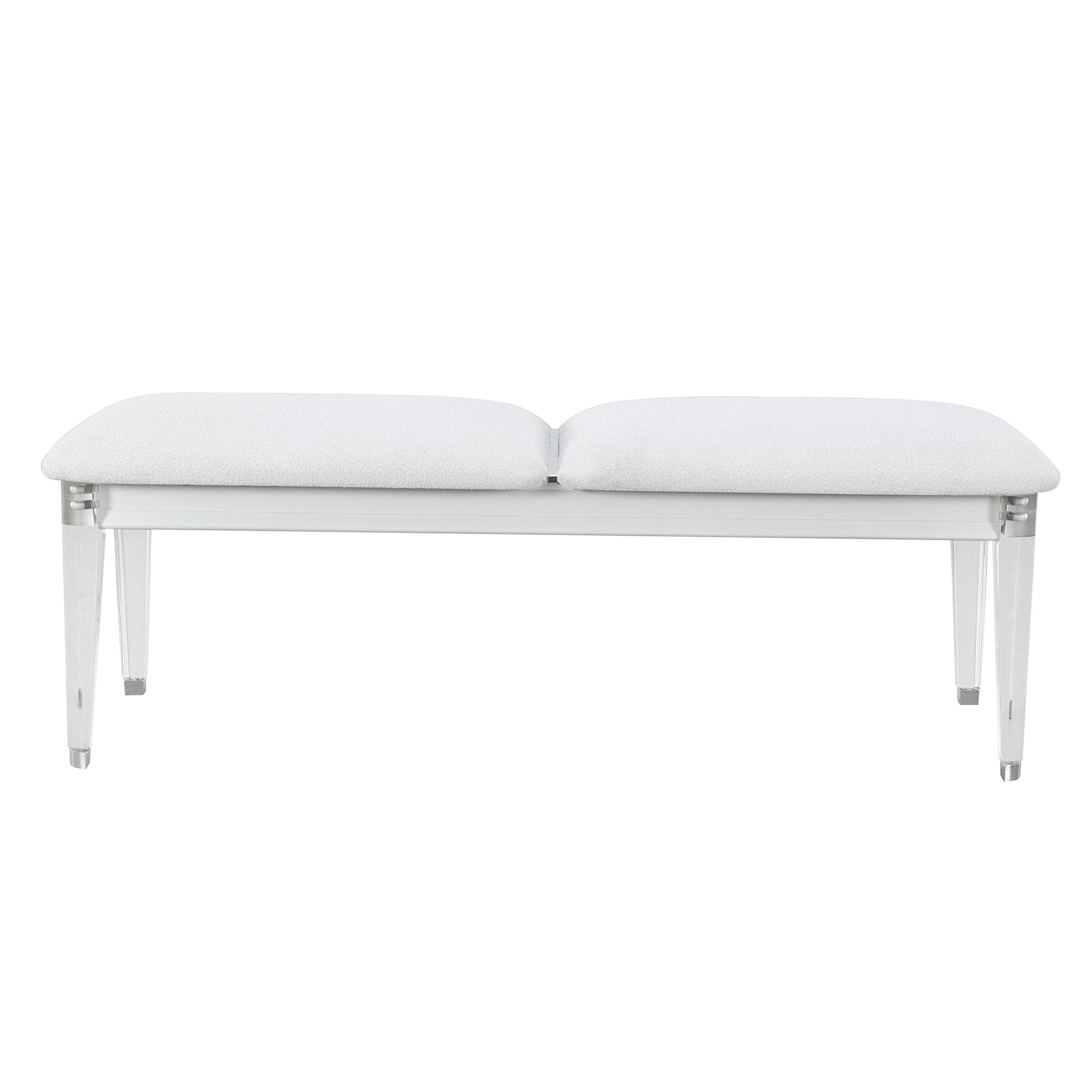 Brenda - Bedroom Bench With Padded Seating - Gray