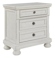 Signature Design by Ashley® Robbinsdale - Antique White - Two Drawer Night Stand | Meri Furniture